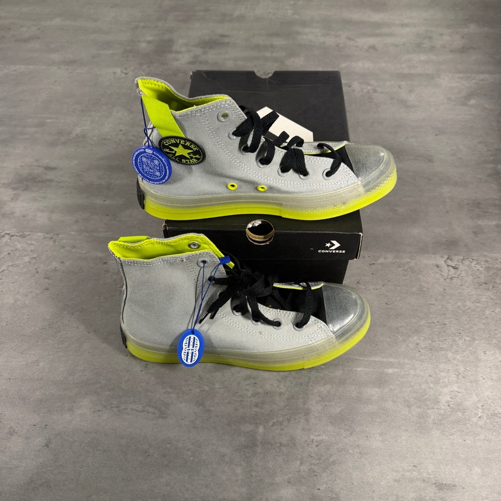 Converse Sneaker M 5.5/ W 7.5 CTAS CX HI Ash Stone Black Lime Twist 171996C